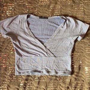 brandy melville light blue shirt